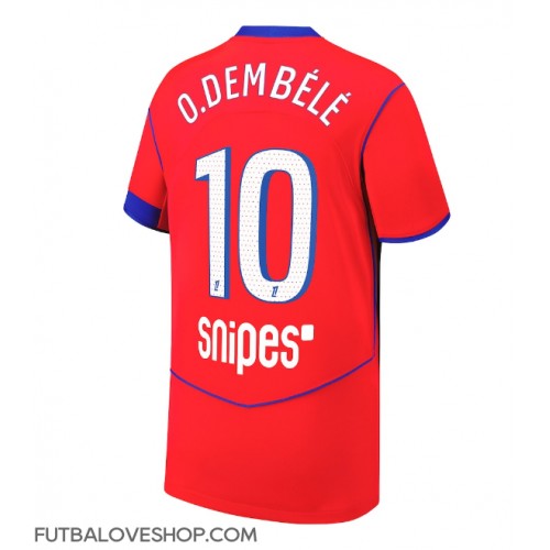 Dres Paris Saint-Germain Ousmane Dembele #10 Tretina 2025-26 Krátky Rukáv